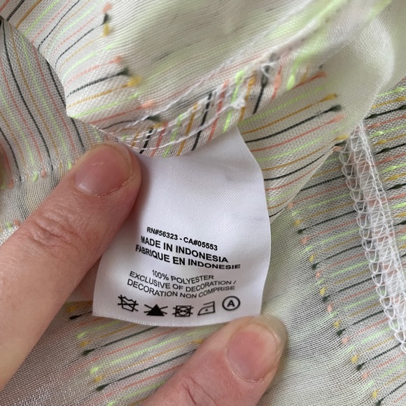 Nike light jacket oversized unique pattern and fabric weave women’s XL - Picture 9 of 11